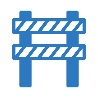 bariyer vektör renk simgesi 