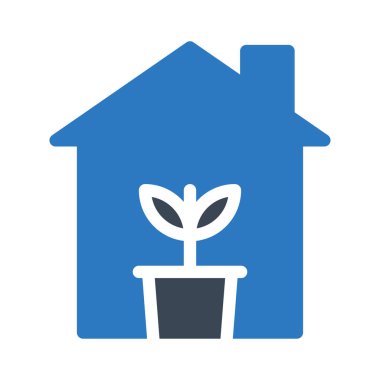 ev vektörü renk simgesi 