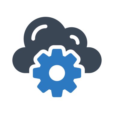 bulut vektörü renk simgesi 