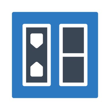 soket vektör renk simgesi 