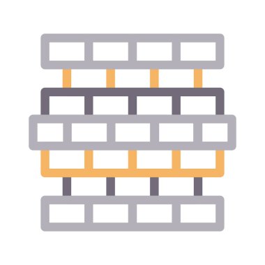 vektör renk çizgisi simgesi oluşturuluyor 