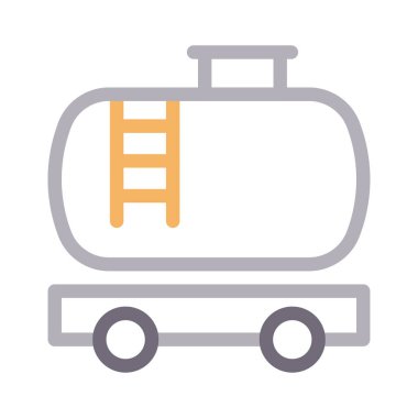 yağ vektörü renk çizgisi simgesi 