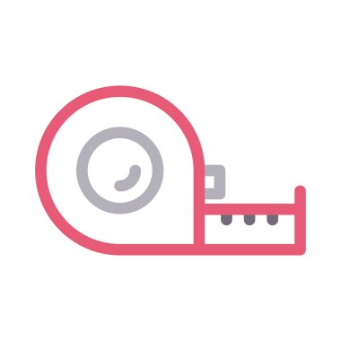 vektör renk çizgisi simgesini ölç 