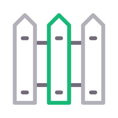 sınır vektör renk çizgisi simgesi 