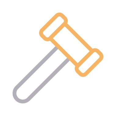 Yapı vektörü renk çizgisi simgesi 