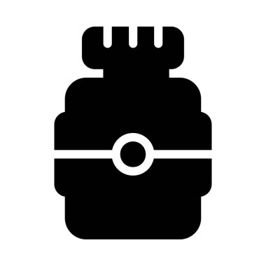 Kavanoz vektör düz simgesi 