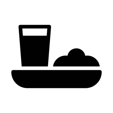 içeçek vektör düz simgesi 