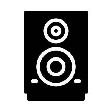 hoparlör vektör düz simgesi 