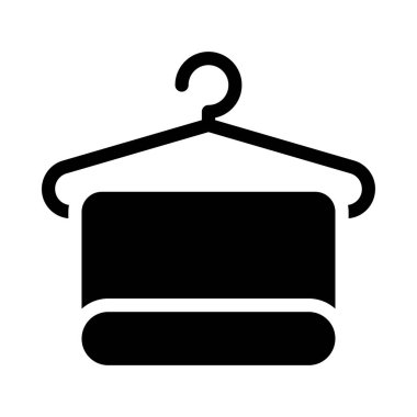 askı vektör glifleri düz simge 