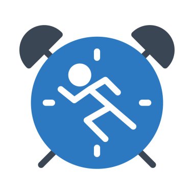 Alarm vektörü renk simgesi 