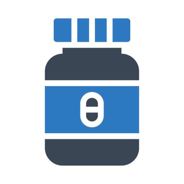 ilaç vektörü renk simgesi 