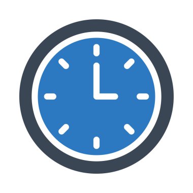 saat vektör renk simgesi 