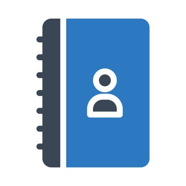 Kişilerin vektör renk simgesi 