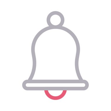 Uyarı vektör renk çizgisi simgesi 