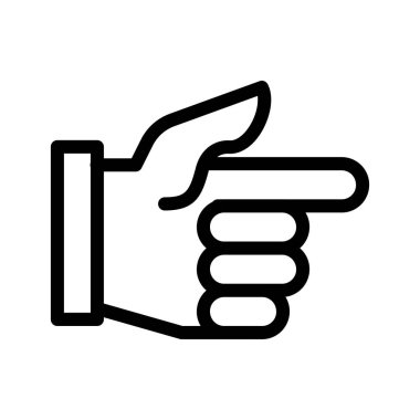 yön vektör ince çizgi simgesi 