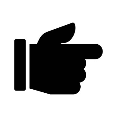 Yön vektör düz simgesi 