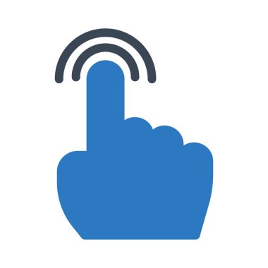 dokunmatik vektör renk simgesi 