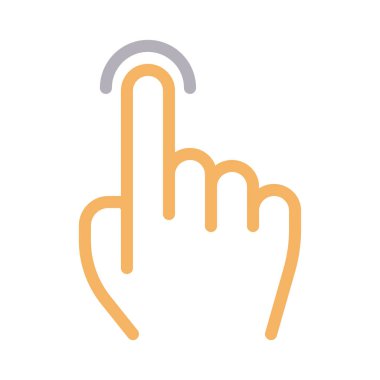 Vektör ince çizgi simgesine tıklayın 