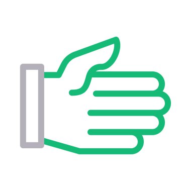 jest vektörü ince çizgi simgesi 