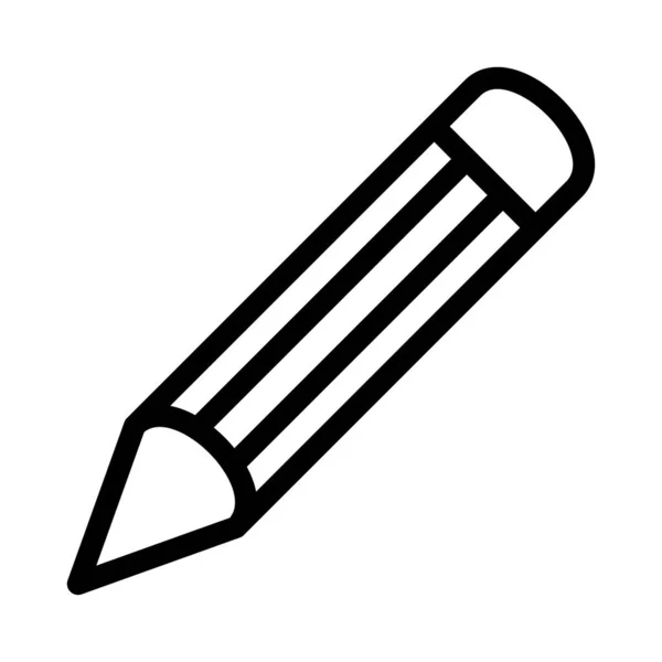 Write Vector Color Line Icon — Stock Vector