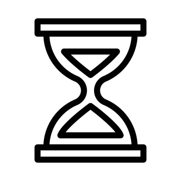 Stopwatch Vector Kleur Lijn Pictogram — Stockvector