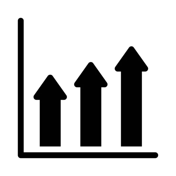 Значок Векторного Роста Плоский — стоковый вектор