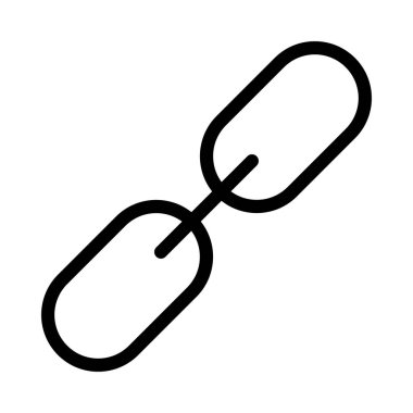 bağlantı vektörü ince çizgi simgesi 