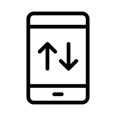 veri vektörü ince çizgi simgesi 