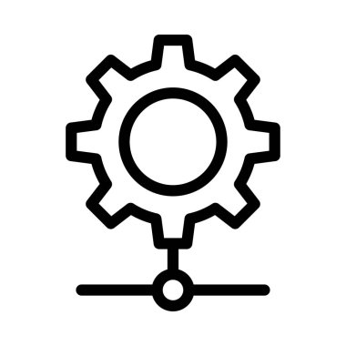 vektör ince çizgi simgesi ayarlanıyor 