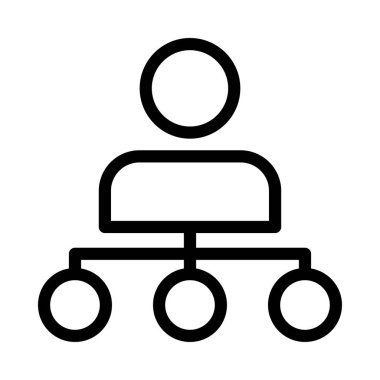 kullanıcı vektörü ince çizgi simgesi 