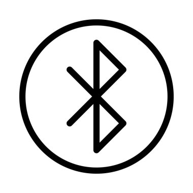 kablosuz vektör ince çizgi simgesi 