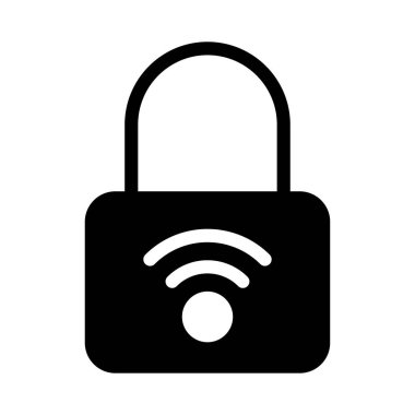 Sinyal vektörü düz simgesi 