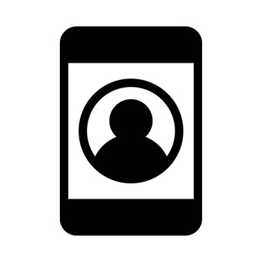 mobil vektör düz simge 