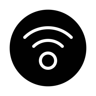 bağlantı vektörü glyph düz simgesi 