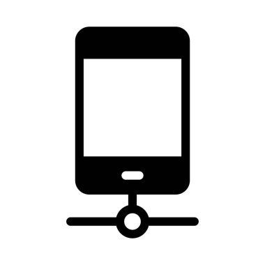 ağ vektörü düz simgesi 