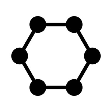 bağlantı vektörü glyph düz simgesi 