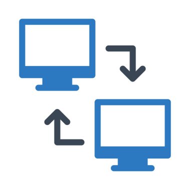 vektör renk simgesini transfer et 