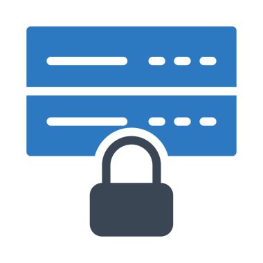 veritabanı vektör renk simgesi 