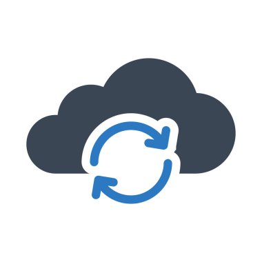 bulut vektörü renk simgesi 