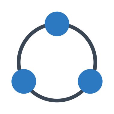 ağ vektörü renk simgesi 