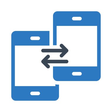 vektör renk simgesini transfer et 