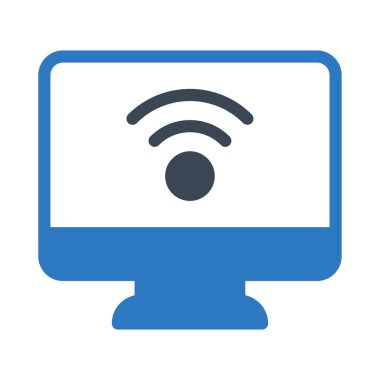 Sinyal vektörü renk simgesi 