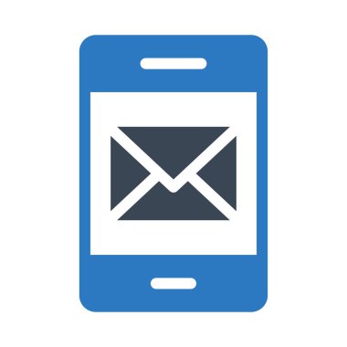 ileti vektör renk simgesi 