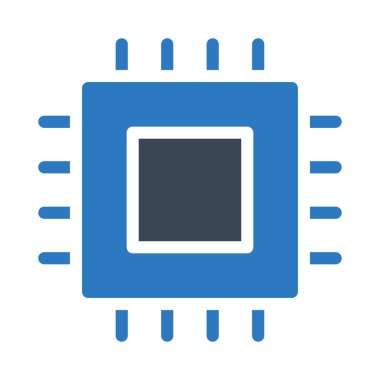 çip vektör renk simgesi 