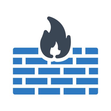 güvenlik vektörü renk simgesi 