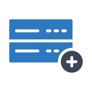 veritabanı vektör renk simgesi 