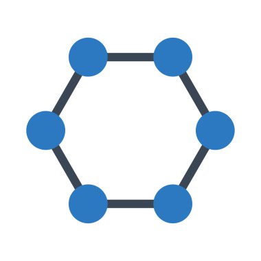 bağlantı vektörü renk simgesi 