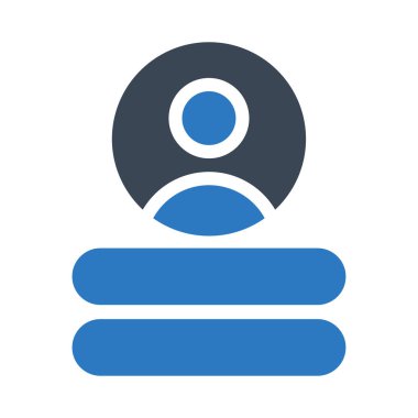 profil vektör renk simgesi 