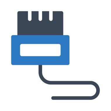 kablo vektörü renk simgesi 