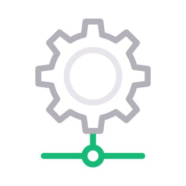 vektör renk çizgisi simgesi ayarlanıyor 